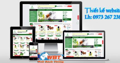 Mẫu thiết kế website bán tinh dầu dừa