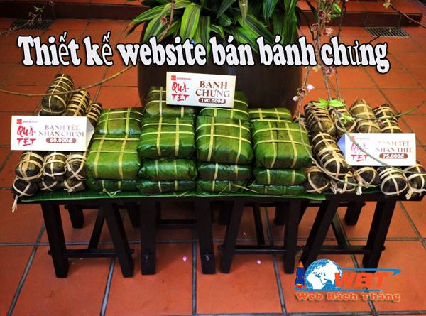 Thiết kế website bán bánh chưng