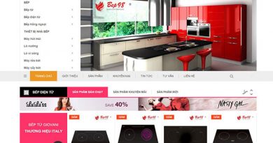 thiết kế website bán đồ gia dụng