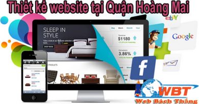 Thiết kế website tại Quận Hoàng Mai chuyên nghiệp