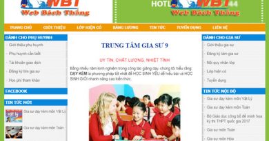 Thiết kế website gia sư