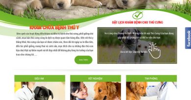 Thiết kế website bệnh viện thú y chuyên nghiệp theo yêu cầu