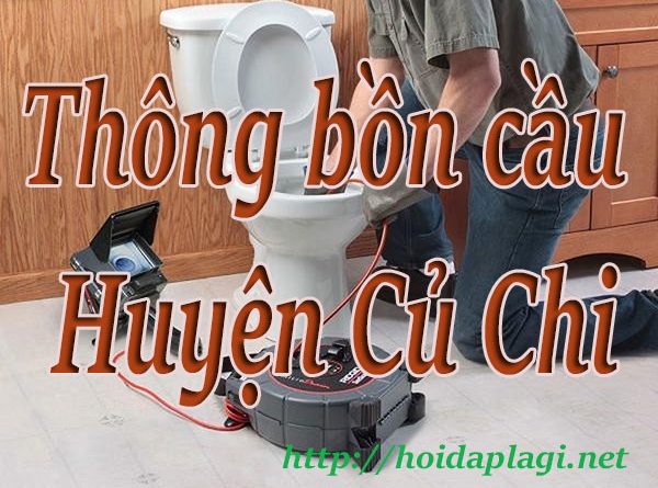 thông bồn cầu huyện củ chi giá rẻ