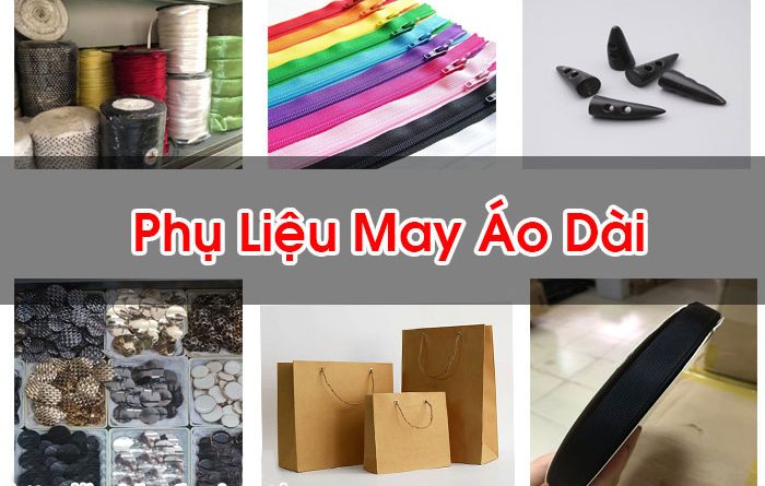 Phụ Liệu May Áo Dài