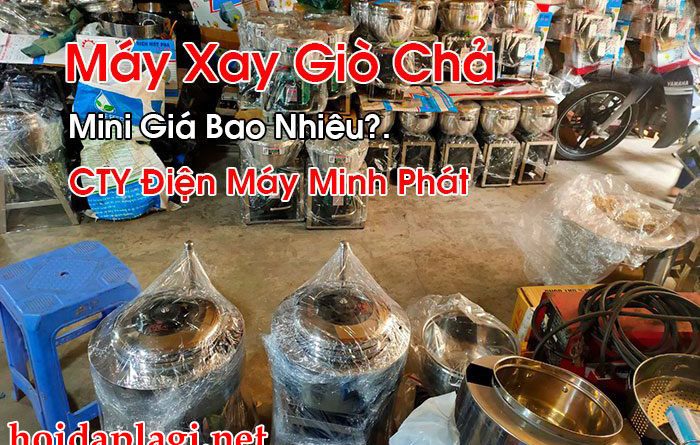 Máy Xay Giò Chả Mini Giá Bao Nhiêu