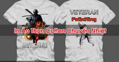 In Áo Thun Cotton Chuyển Nhiệt