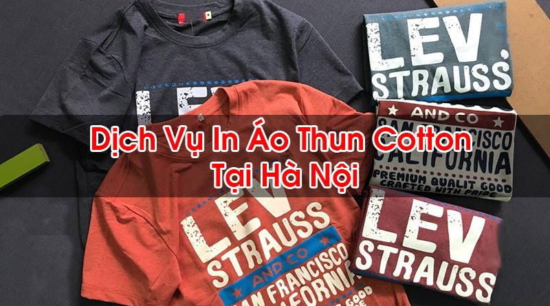 In Áo Thun Cotton Tại Hà Nội