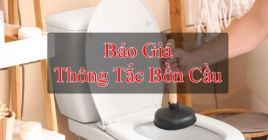 Báo Giá Thông Tắc Bồn Cầu