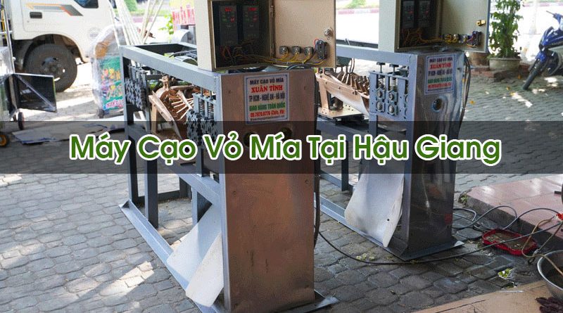 Máy Cạo Vỏ Mía Tại Hậu Giang