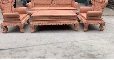 Bàn ghế gỗ phòng khách tại Hà Nội