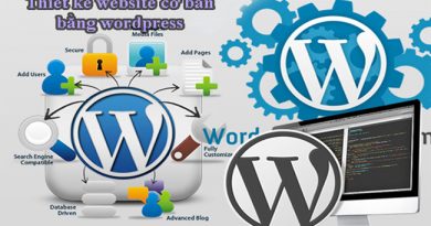 Thiết kế website cơ bản bằng wordpress